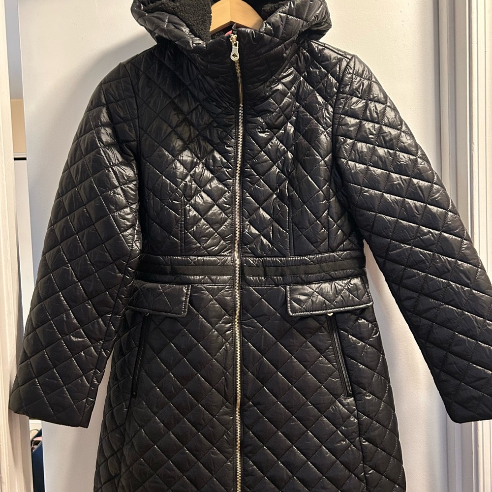 Kate Spade Black Quilted puffer Jacket